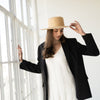 Sophie So Boater Hat - Natural