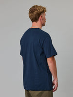 Just Another Fisherman Stamp Sea Tee - Navy