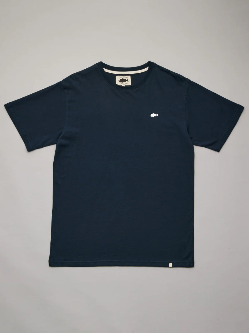 Just Another Fisherman Stamp Sea Tee - Navy