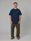 Just Another Fisherman Stamp Sea Tee - Navy