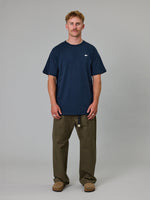 Just Another Fisherman Stamp Sea Tee - Navy