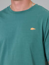 Just Another Fisherman Stamp Sea Tee - Vintage Teal