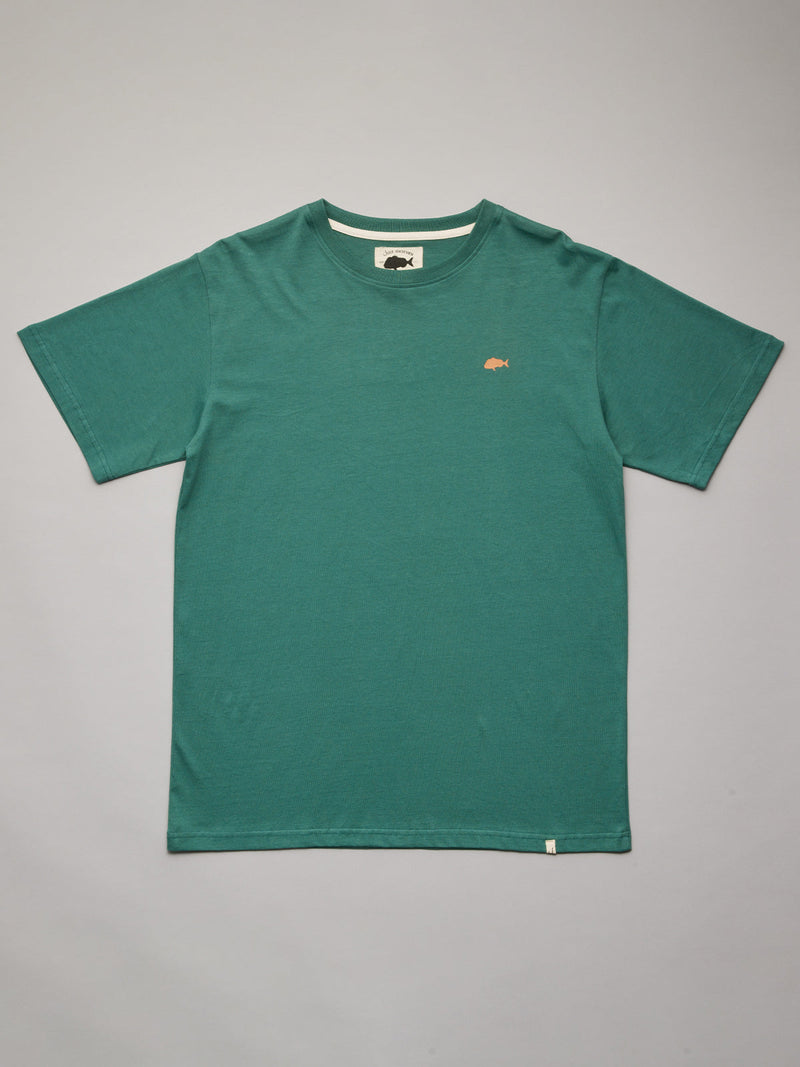 Just Another Fisherman Stamp Sea Tee - Vintage Teal