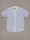 Just Another Fisherman Compass Stripe SS Shirt - Blue Stripe