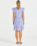 Sass Phillipa Dress - Blue/Pink Gingham