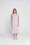 Thing Thing Squiggle Tank Dress - Creamy Lilac