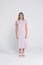 Thing Thing Squiggle Tank Dress - Creamy Lilac