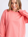 Elm Melbourne Crew - Cosy Coral