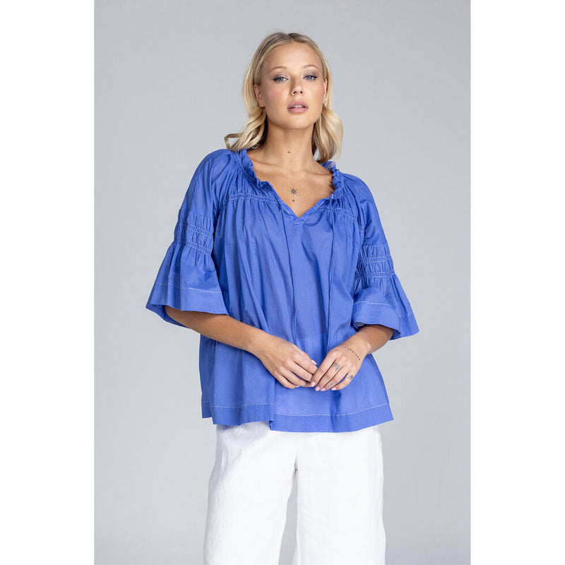 Blak Thea Top - Juniper Blue