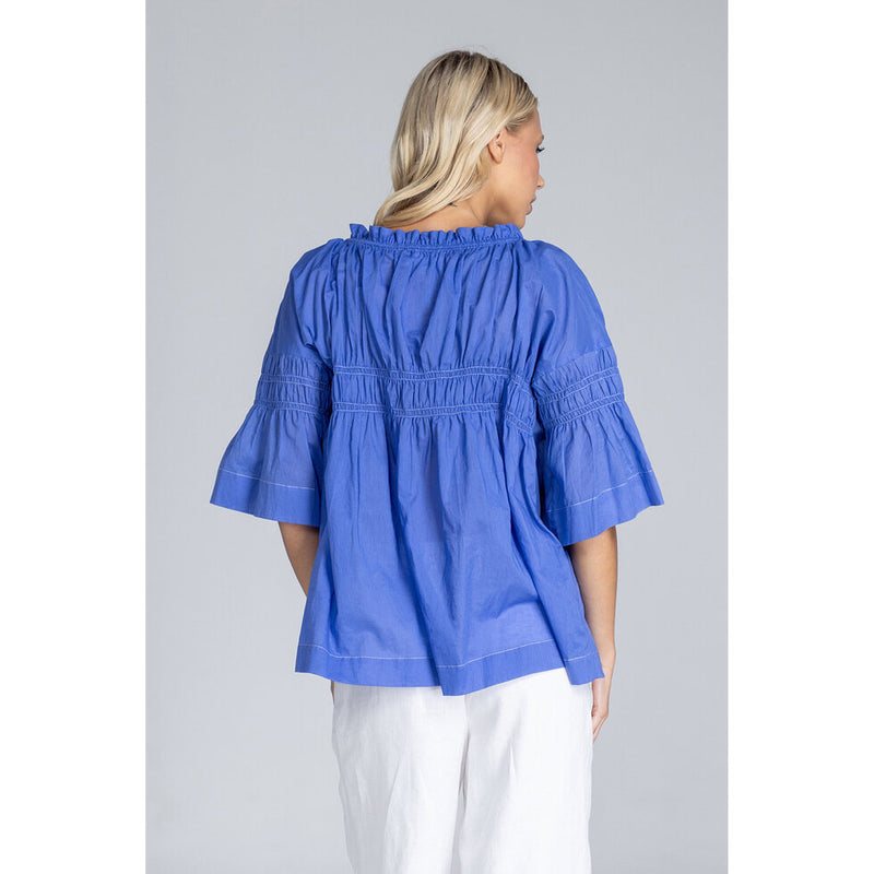 Blak Thea Top - Juniper Blue