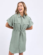 Foxwood Willow Shirt Dress - Iceberg Green