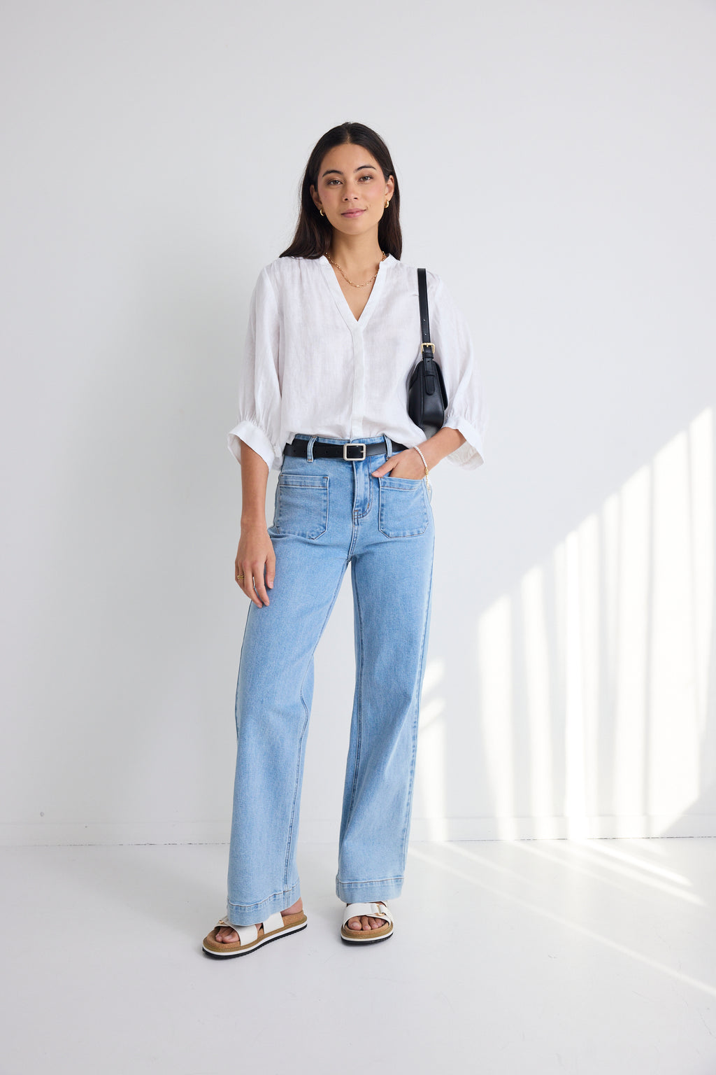 Among the Brave Zoey Jeans Light Blue