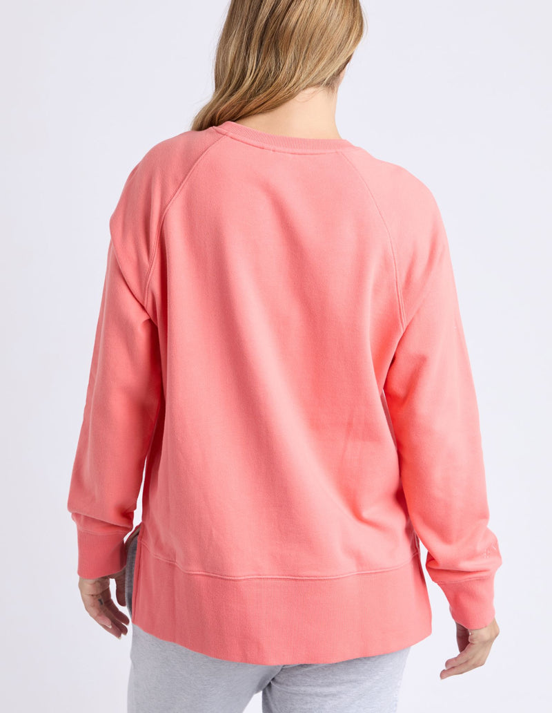 Elm Melbourne Crew - Cosy Coral