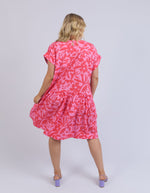 Elm Sunset Hour Dress - Strawberry