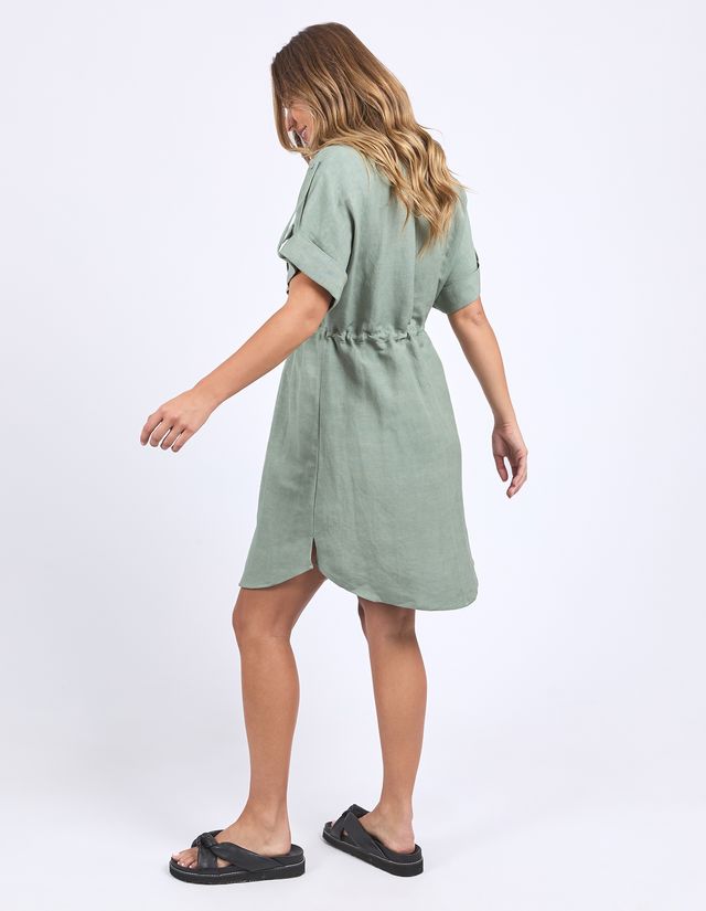 Foxwood Willow Shirt Dress - Iceberg Green