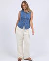 Foxood Abbott Vest - Mid Blue