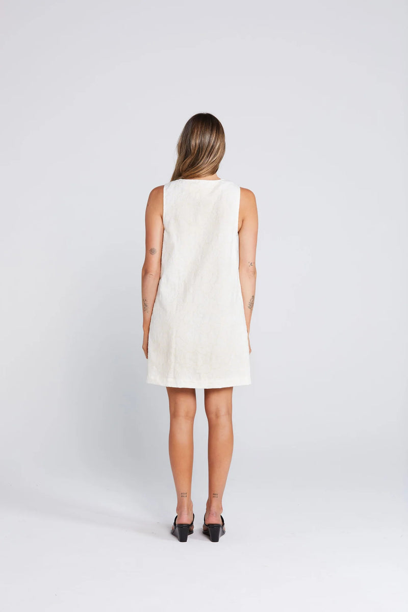 Thing Thing Effortless Dress - Creamy Daisy