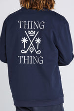 Thing Thing Crew Jumper - Deep Navy Crew Thing