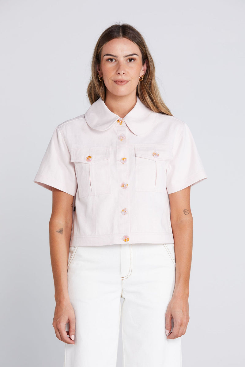 Thing Thing Zephyra Top - Blush Haze