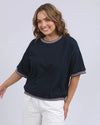 Elm Faye S/S Sweat - Dark Saphire