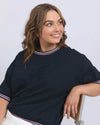 Elm Faye S/S Sweat - Dark Saphire