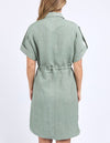 Foxwood Willow Shirt Dress - Iceberg Green