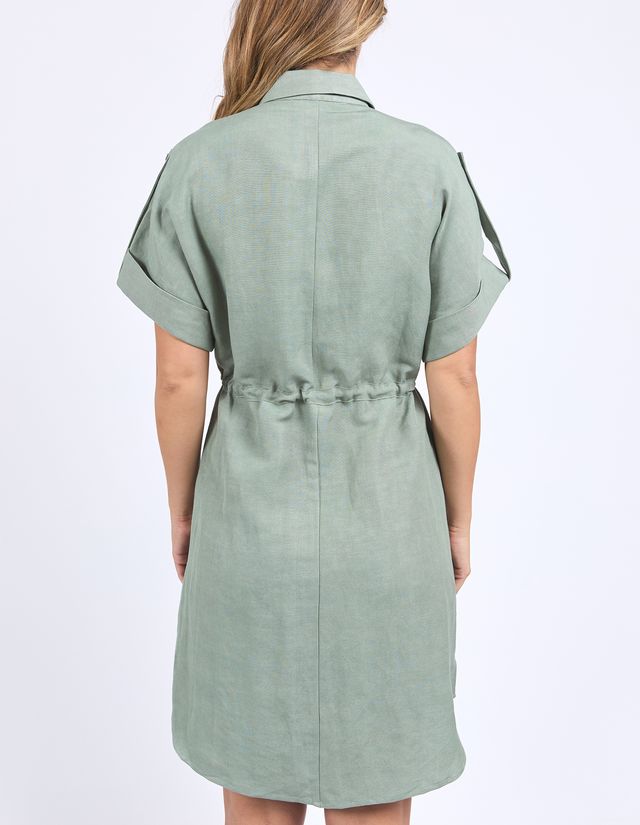 Foxwood Willow Shirt Dress - Iceberg Green