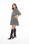 Seeking Lola Amy Smock Dress - Gingham Cord