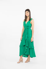 Seeking Lola Vibrant Maxi Dress - Fauna Crinkle