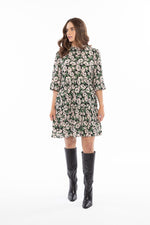 Seeking Lola Collar Amy Smock Dress - Peony Pop