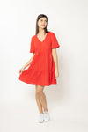 Seeking Lola Victoria Mini Dress Strawberry Linen