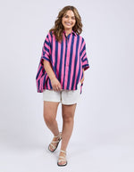 Elm Palermo Stripe Shirt - Blue/Pink