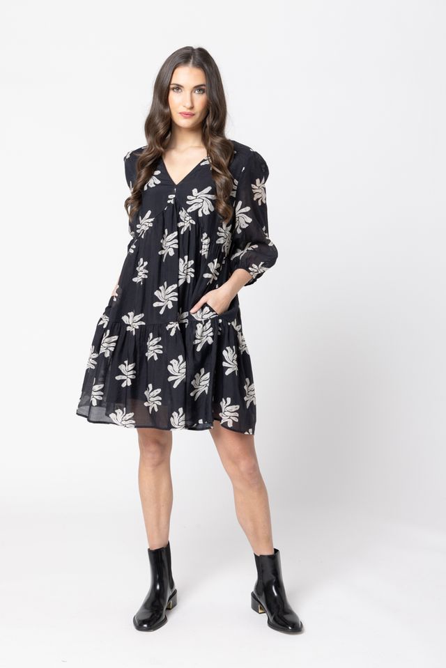 Seeking Lola Aspiring Dress - Shadow Petal
