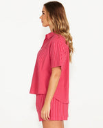 Sass Indie PJ Separates Set - Pink Magenta