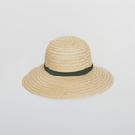 Sophie So Shady Ribbon Hat - Ivory with Forest