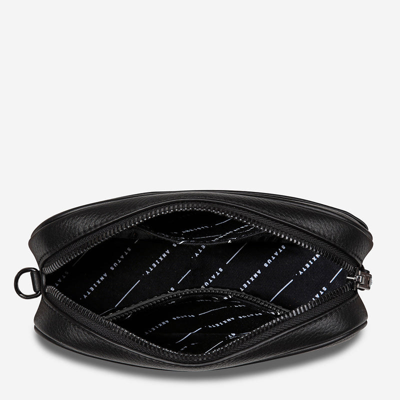 Status Anxiety Plunder with Webbed Strap - Black