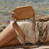 Status Anxiety Plunder Bag with Webbed Strap - Tan