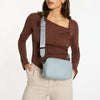 Status Anxiety Plunder Bag with Webbed Strap - Powder Blue