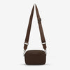 Status Anxiety Plunder with Webbed Strap - Cocoa