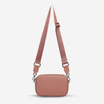 Status Anxiety Plunder Bag with Webbed Strap - Dusty Rose