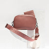 Status Anxiety Plunder Bag with Webbed Strap - Dusty Rose