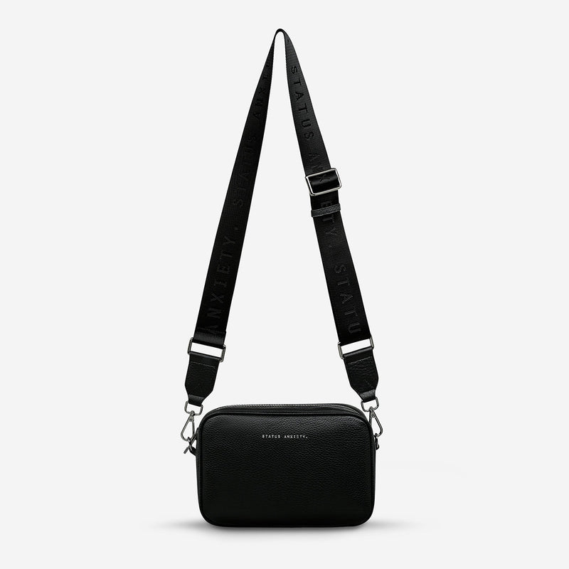 Status Anxiety Plunder with Webbed Strap - Black