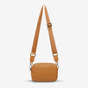 Status Anxiety Plunder Bag with Webbed Strap - Tan