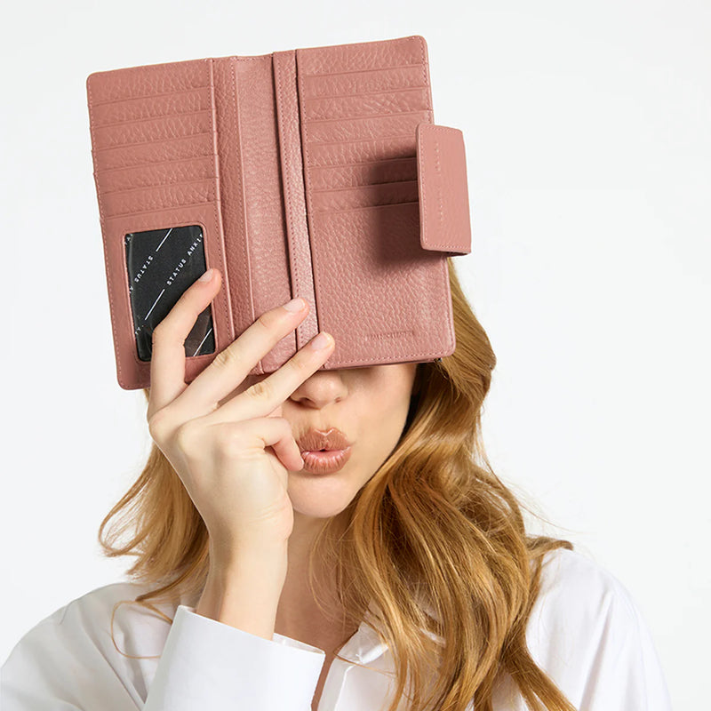 Status Anxiety Ruins Wallet - Dusty Rose