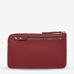 Status Anxiety Smoke And Mirrors Wallet- Rouge