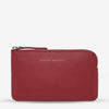 Status Anxiety Smoke And Mirrors Wallet- Rouge
