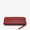 Status Anxiety Smoke And Mirrors Wallet- Rouge