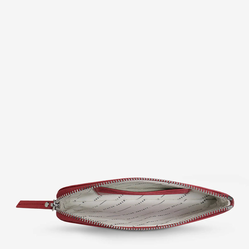 Status Anxiety Smoke And Mirrors Wallet- Rouge