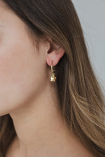 Sophie Super Daisy Day Hoop Studs - Gold Plated