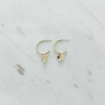 Sophie Super Daisy Day Hoop Studs - Gold Plated